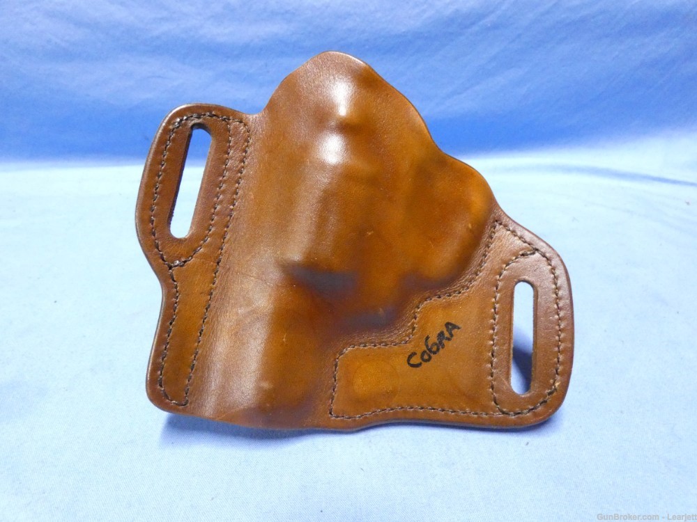 WRIGHT LEATHER WORKS COLT COBRA .38 SPECIAL LEATHER HOLSTER *LIKE NEW*-img-1