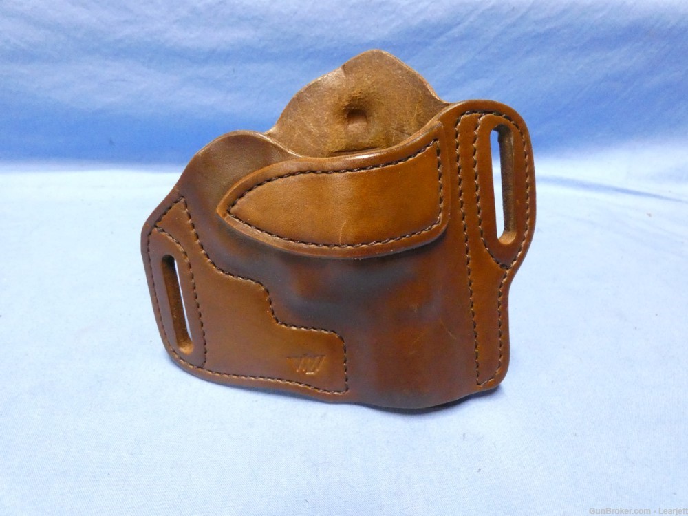 WRIGHT LEATHER WORKS COLT COBRA .38 SPECIAL LEATHER HOLSTER *LIKE NEW*-img-0