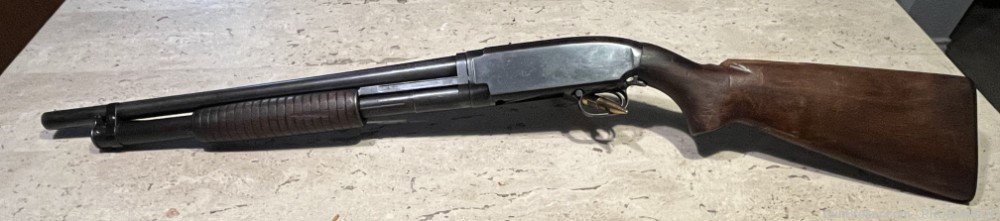 Winchester Model 12 12g 1941 Riot / Sheriffs Gun -img-4