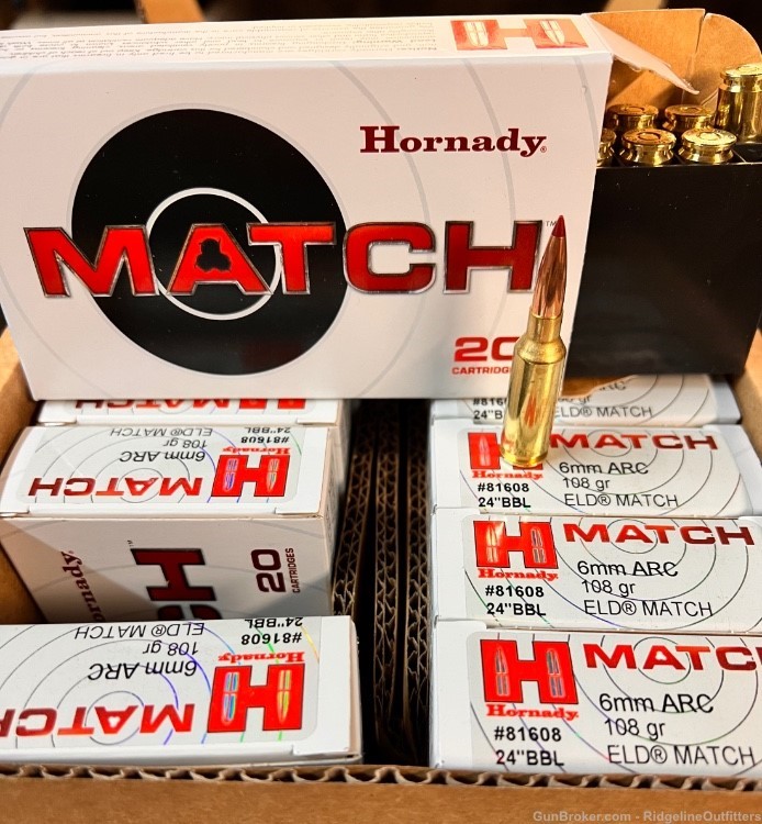 Hornady 6 ARC Match (6mm ARC 108 gr ELD® Match)-img-0