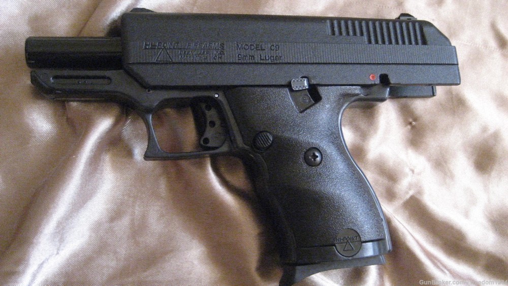 Hi-Point C9 9mm Pistol LIKE NEW, polymer-frame, 8 round clip + 1 capacity.-img-3