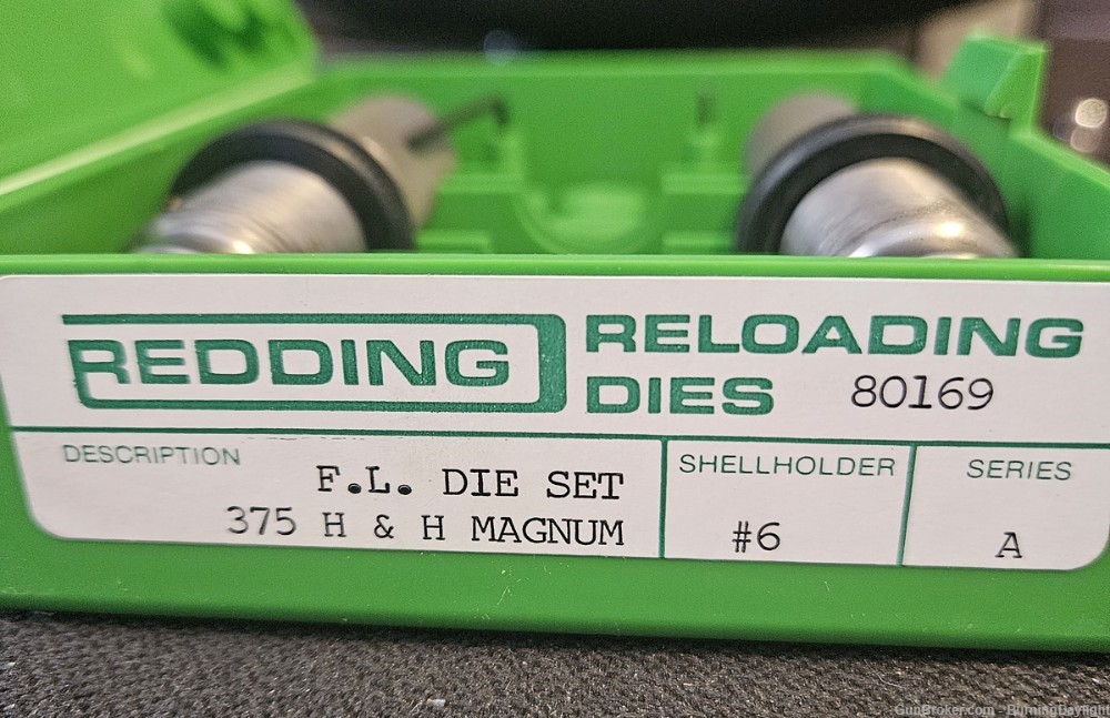NIB Redding 375 H&H Magnum die set-img-0