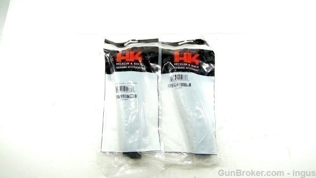 (2 TOTAL) HK SP5K SP-5K 9MM 30RD STEEL FACTORY MAG 206349S-img-0