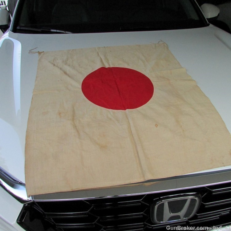 JAPANESE WWII MEATBALL BRING BACK FLAG PRE-1945-img-12
