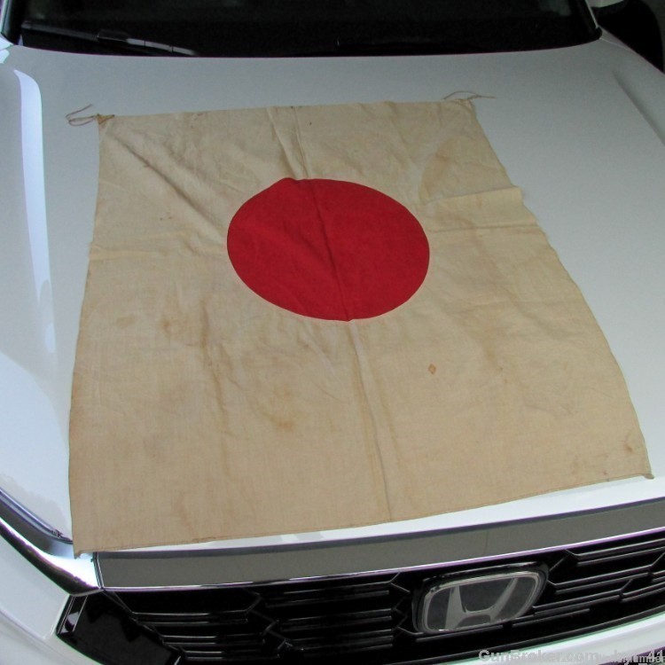 JAPANESE WWII MEATBALL BRING BACK FLAG PRE-1945-img-1