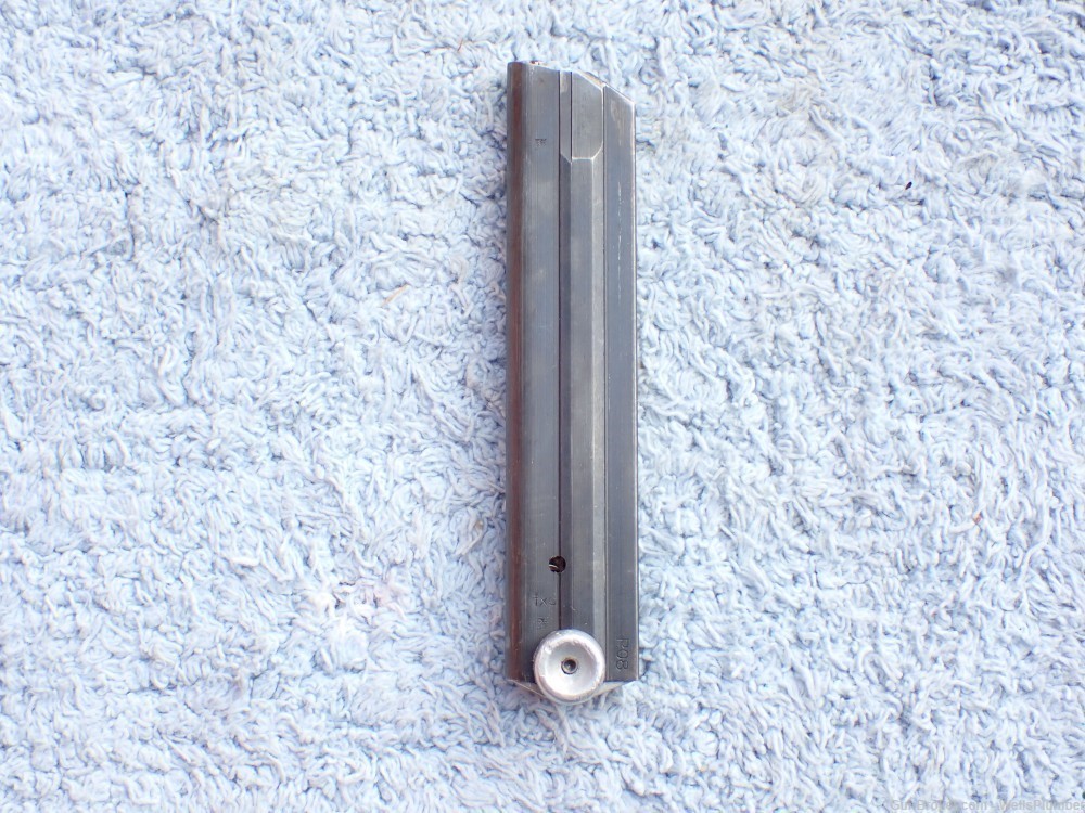 GERMAN WWII LUGER P-08 fxo STRAIGHT WING EAGLE 37 9MM MAGAZINE #7222-img-1
