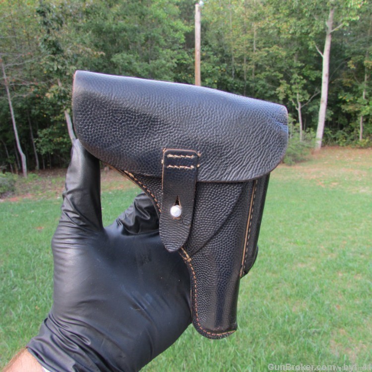 GERMAN WWII FN BROWNING 1922 ORIGINAL HOLSTER WITH SPARE MAGAZINE 1944-img-1