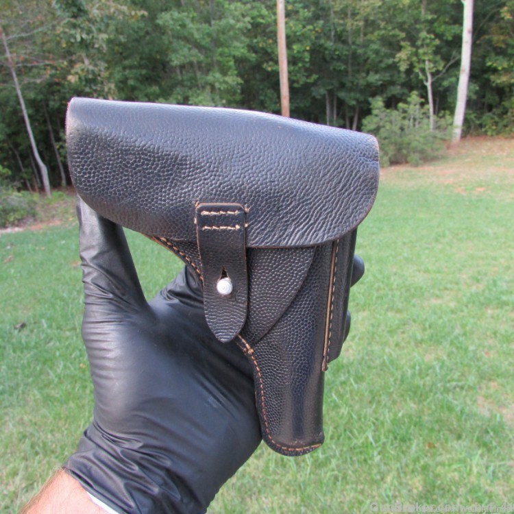 GERMAN WWII FN BROWNING 1922 ORIGINAL HOLSTER WITH SPARE MAGAZINE 1944-img-32