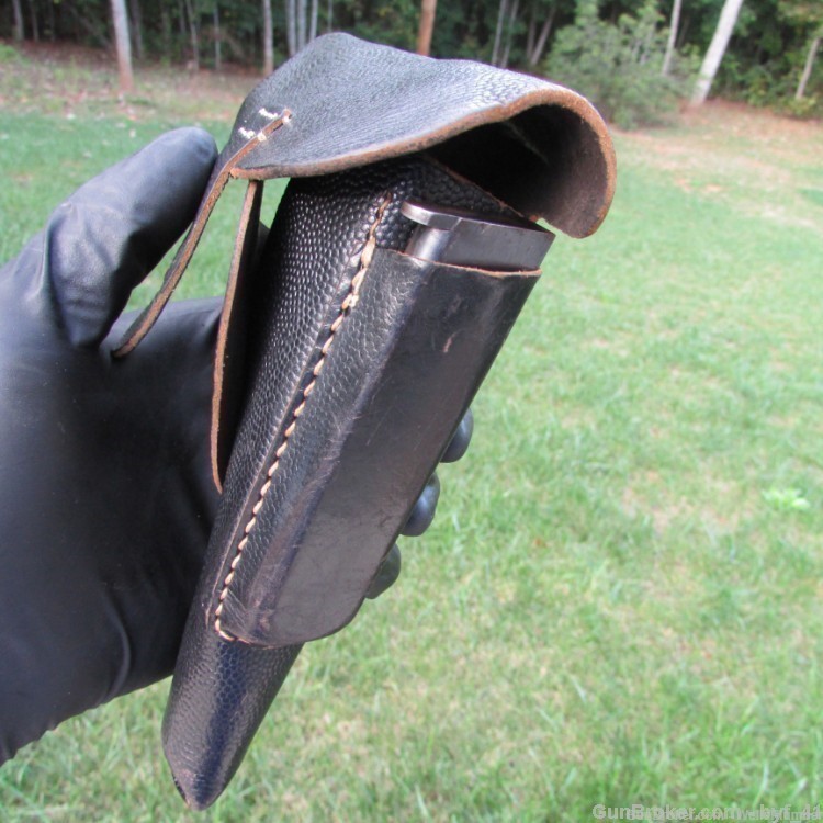 GERMAN WWII FN BROWNING 1922 ORIGINAL HOLSTER WITH SPARE MAGAZINE 1944-img-31