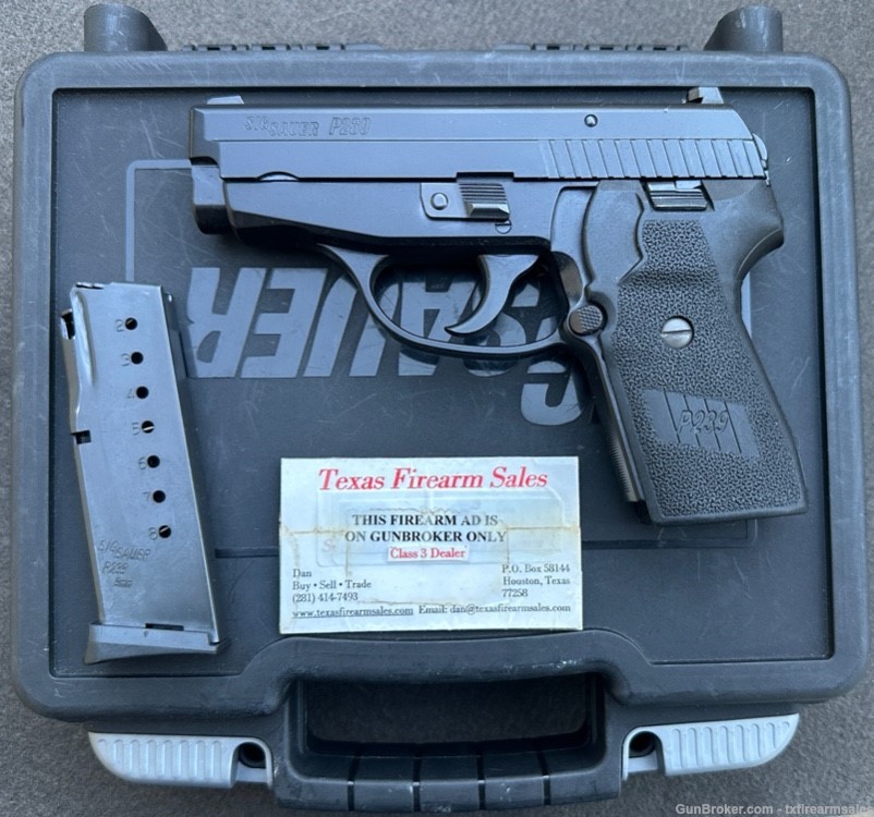 Sig Sauer P239 Compact 8-shot 9MM Pistol, DAK Trigger, Made in 2011-img-0