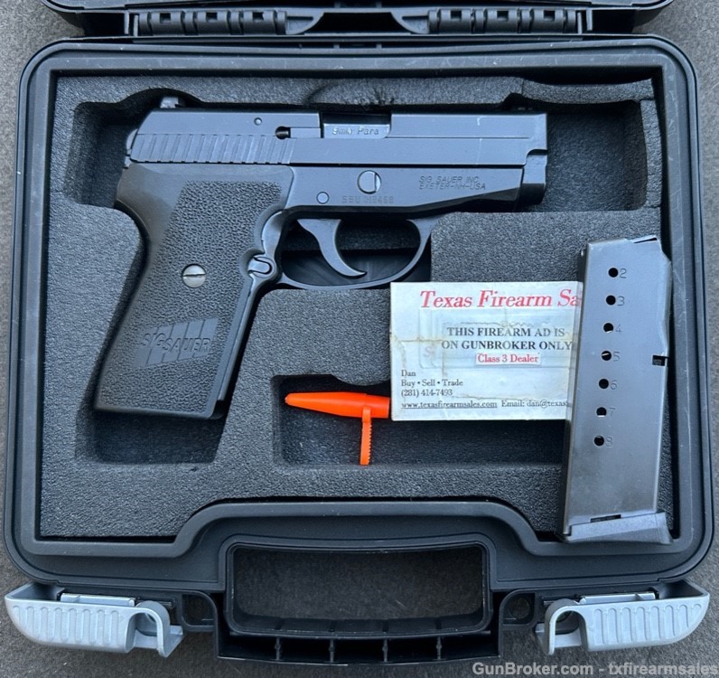Sig Sauer P239 Compact 8-shot 9MM Pistol, DAK Trigger, Made in 2011-img-42