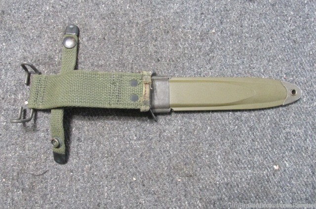 1969 VIETNAM ISSUED M16 BAYONET WITH M8A1 SCABBARD WITH ORIGINAL BOX (MINT)-img-14