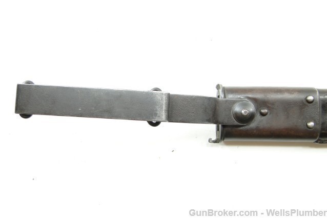 US SPRINGFIELD ARMORY MODEL 1905 BAYONET w/ LEATHER COVERED SCABBARD (1907)-img-22