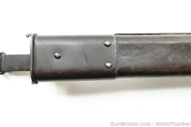 US SPRINGFIELD ARMORY MODEL 1905 BAYONET w/ LEATHER COVERED SCABBARD (1907)-img-17