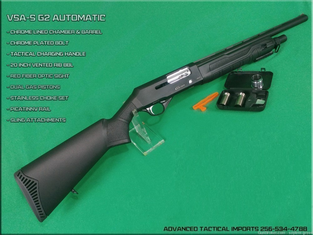 NEW 12GA Auto Utility Tactical HD Shotgun 20" vent rib bbl, Chokes, WE SHIP-img-0