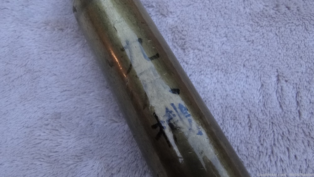 JAPANESE WWII TYPE 100 20MM ANTI-AIRCRAFT ROUND WITH CARDBOARD TUBE (RARE)-img-6