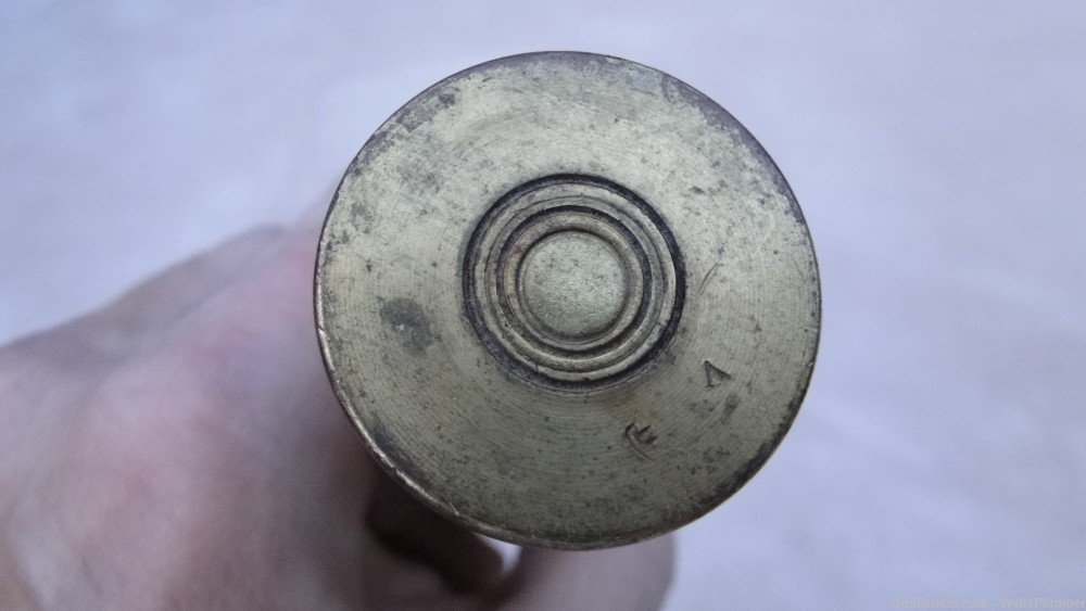 JAPANESE WWII TYPE 100 20MM ANTI-AIRCRAFT ROUND WITH CARDBOARD TUBE (RARE)-img-10
