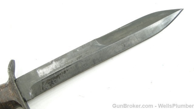 US WWII M3 FIGHTING KNIFE GUARD MARKED UTICA-img-14