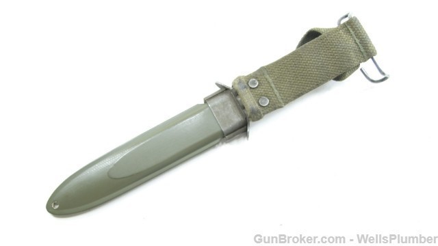 US WWII M3 FIGHTING KNIFE GUARD MARKED UTICA-img-17