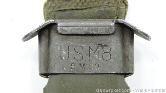 US WWII M3 FIGHTING KNIFE GUARD MARKED UTICA-img-18