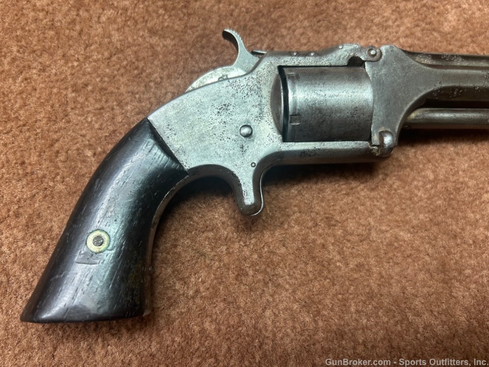 Smith & Wesson Number 2. 32 Rimfire. No FFL Needed. Civil War. Made 1865.-img-7