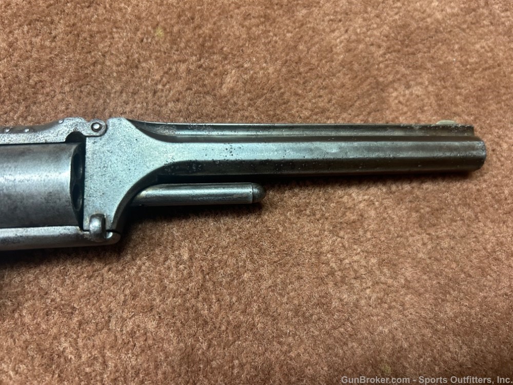 Smith & Wesson Number 2. 32 Rimfire. No FFL Needed. Civil War. Made 1865.-img-8