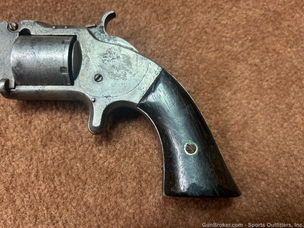 Smith & Wesson Number 2. 32 Rimfire. No FFL Needed. Civil War. Made 1865.-img-5