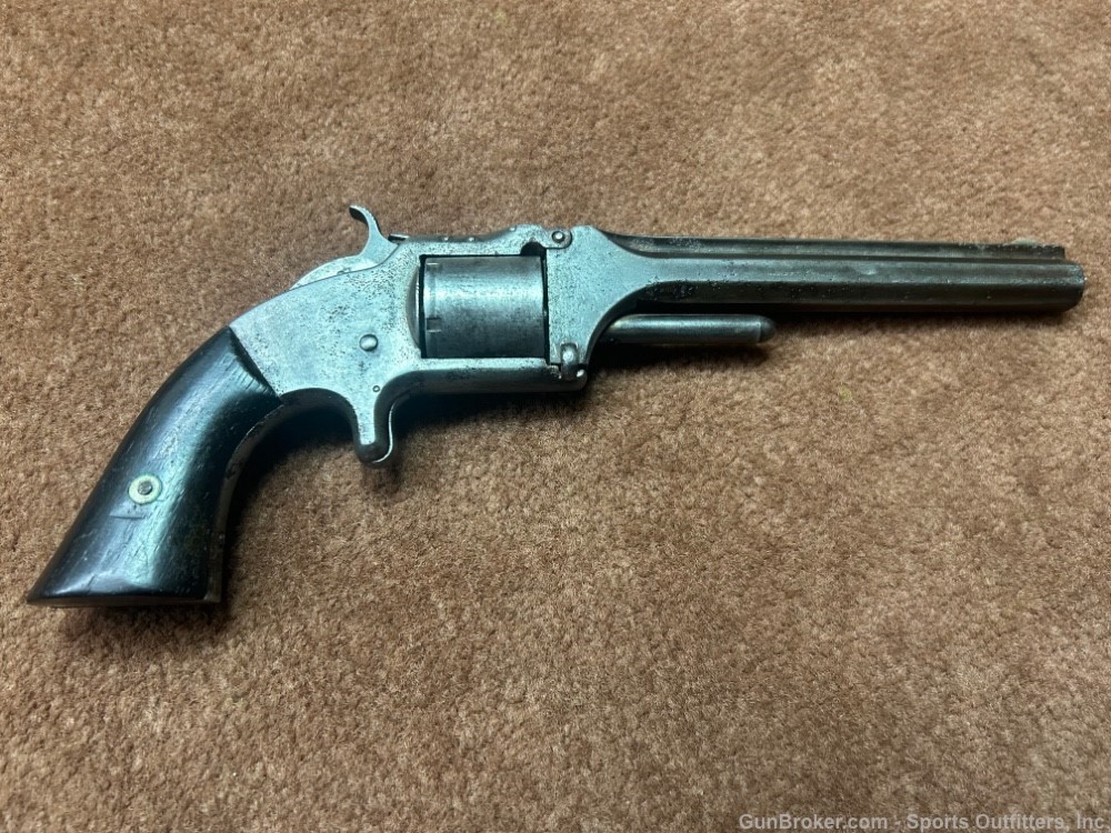Smith & Wesson Number 2. 32 Rimfire. No FFL Needed. Civil War. Made 1865.-img-1