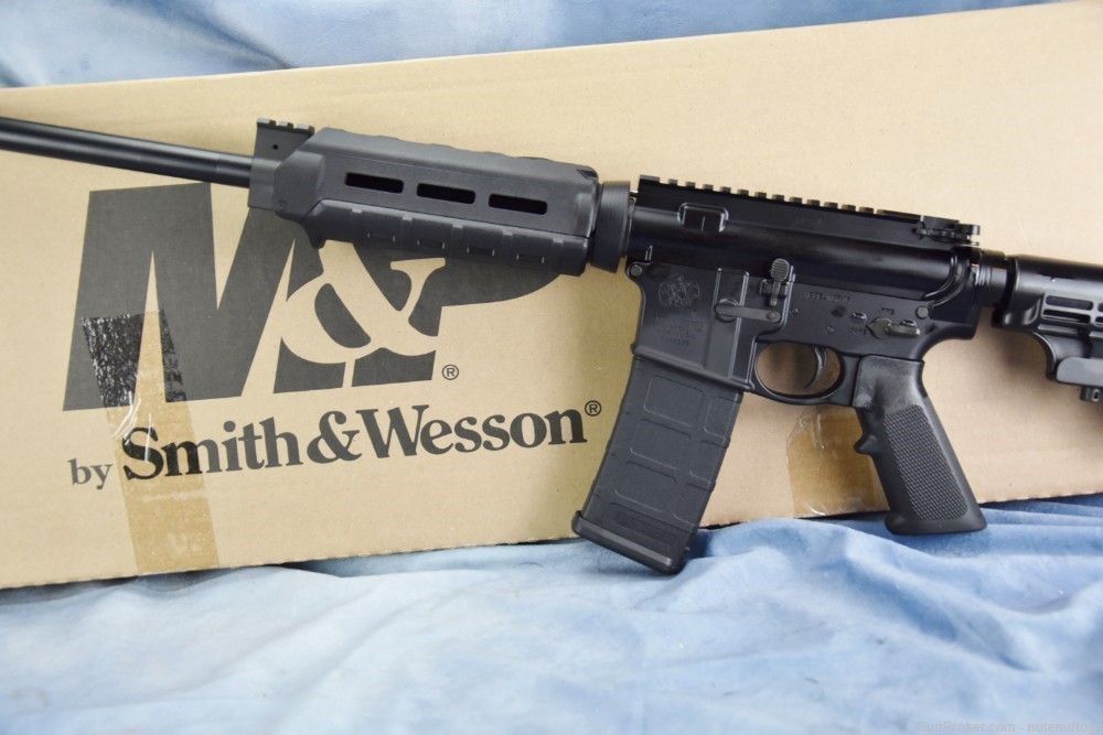 Smith & Wesson S&W M&P Sport II 5.56 MLOK wSig Romeo 7 optic & 4x Magnifier-img-16