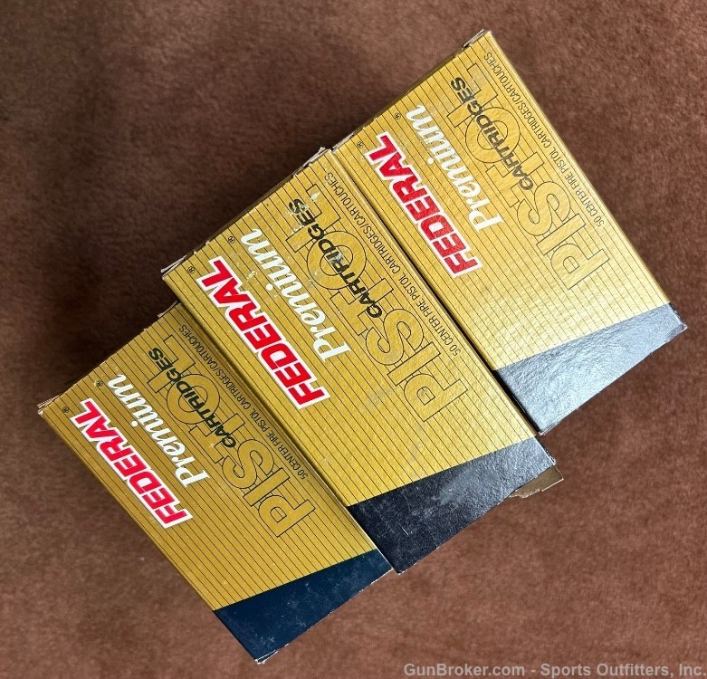 950 Rounds. Federal Premium 357 Sig. 125 Gr Jacketed Hollow Point Ammo-img-1
