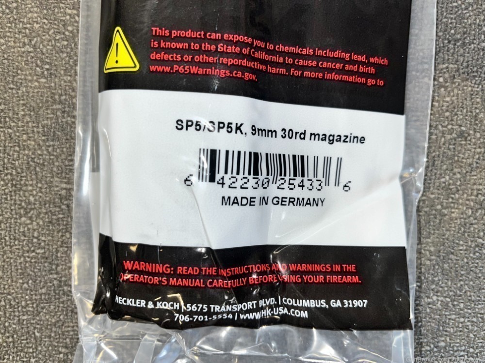 Heckler & Koch SP5 SP5K 9mm H&K Magazine Mag 30rd HK MP5 SP5L-img-3
