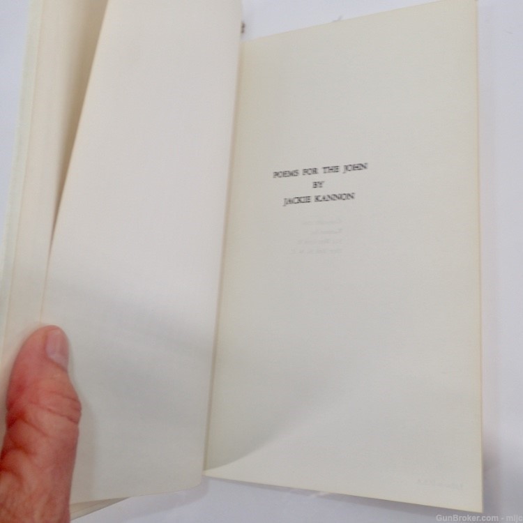 Vintage Poems for the John Jackie Kanrom 1st Ed Bathroom Humor PB Book Mint-img-4