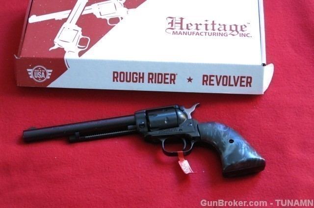 Heritage Rough Rider .22 LR Single Action Black Alloy New In Box Cheep-img-7