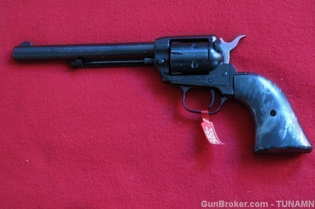 Heritage Rough Rider .22 LR Single Action Black Alloy New In Box Cheep-img-1