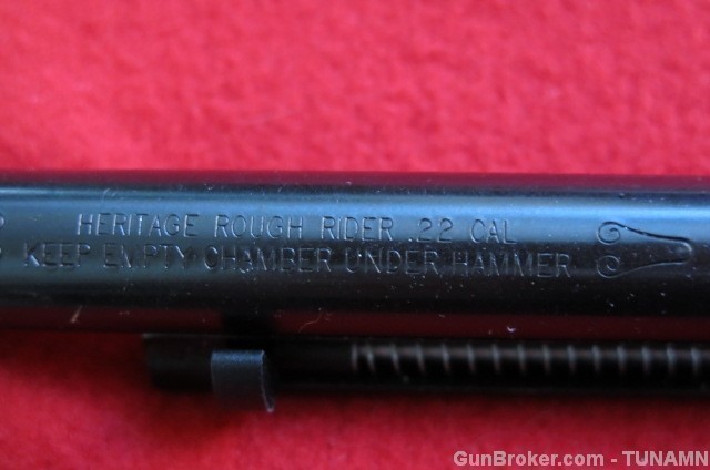 Heritage Rough Rider .22 LR Single Action Black Alloy New In Box Cheep-img-5