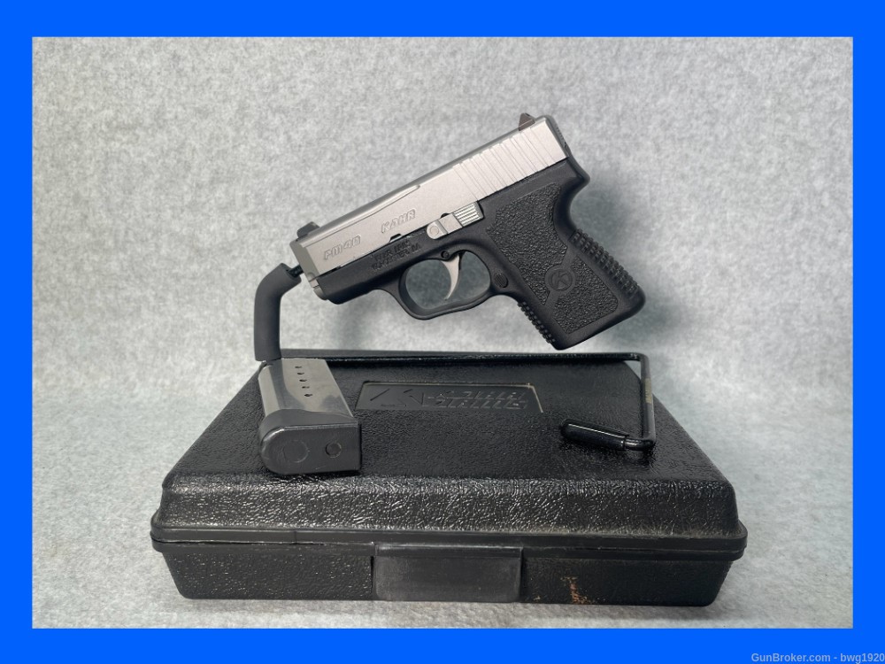 KAHR Arms PM40 Stainless .40 S&W Pistol 3.1” PM 40 Cal SS CASE-img-0