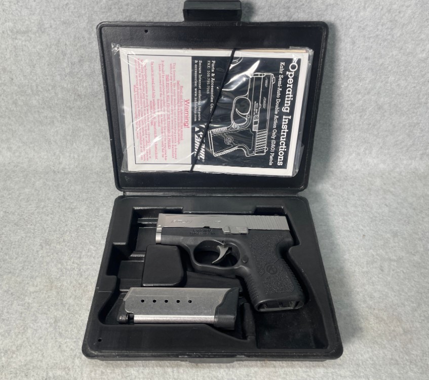 KAHR Arms PM40 Stainless .40 S&W Pistol 3.1” PM 40 Cal SS CASE-img-8
