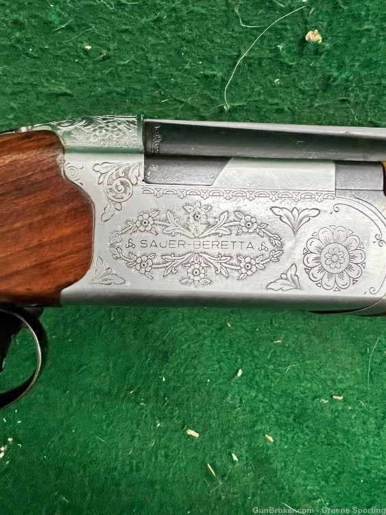 Rare Sauer / Beretta 20 ga O/U shotgun with Ejectors and Double Triggers-img-3
