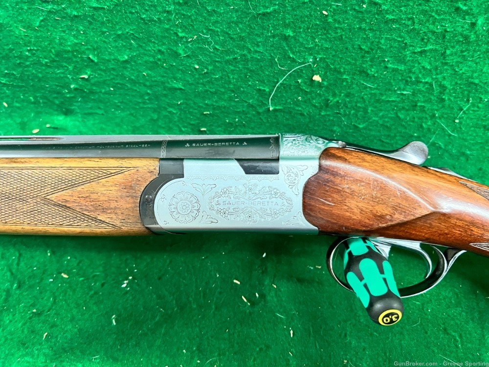 Rare Sauer / Beretta 20 ga O/U shotgun with Ejectors and Double Triggers-img-6