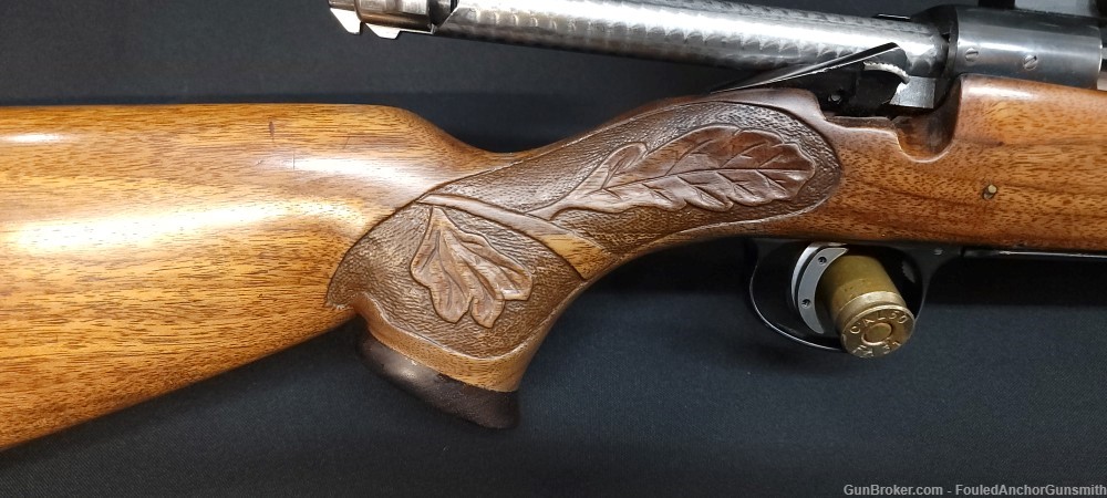 Remington 721 Bolt Action Rifle - .270 WIN - Hand Engraved Stock-img-2