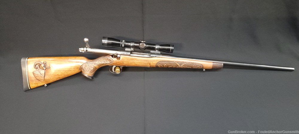 Remington 721 Bolt Action Rifle - .270 WIN - Hand Engraved Stock-img-0