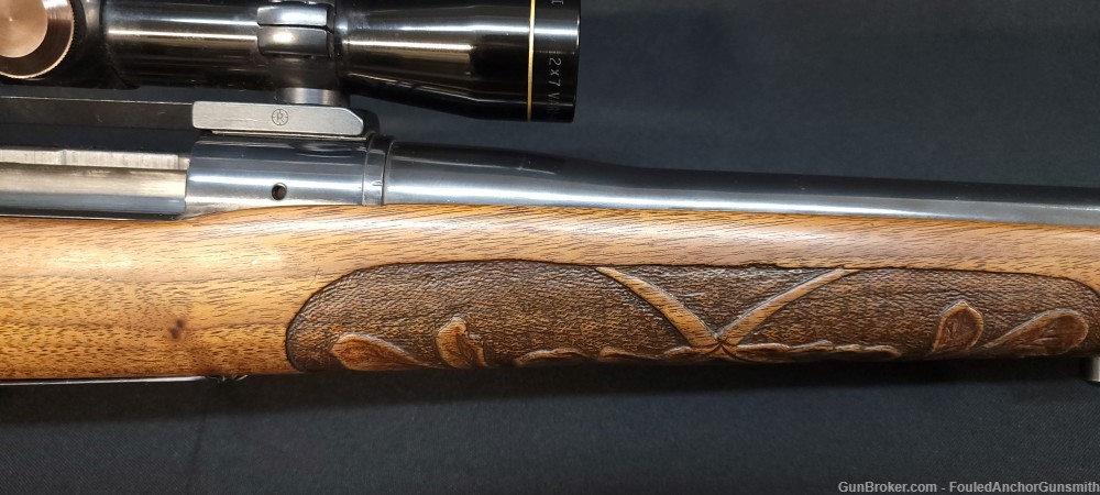 Remington 721 Bolt Action Rifle - .270 WIN - Hand Engraved Stock-img-4