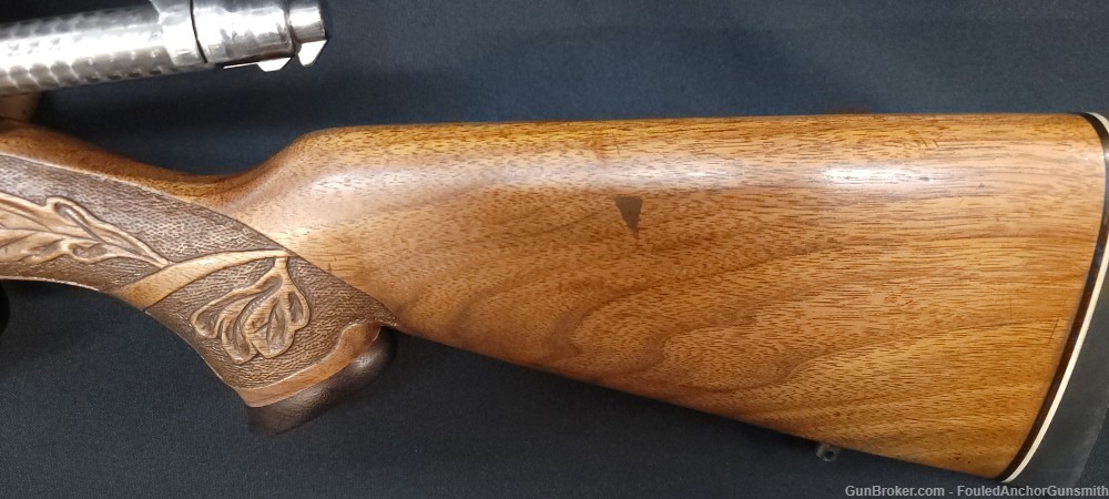 Remington 721 Bolt Action Rifle - .270 WIN - Hand Engraved Stock-img-9