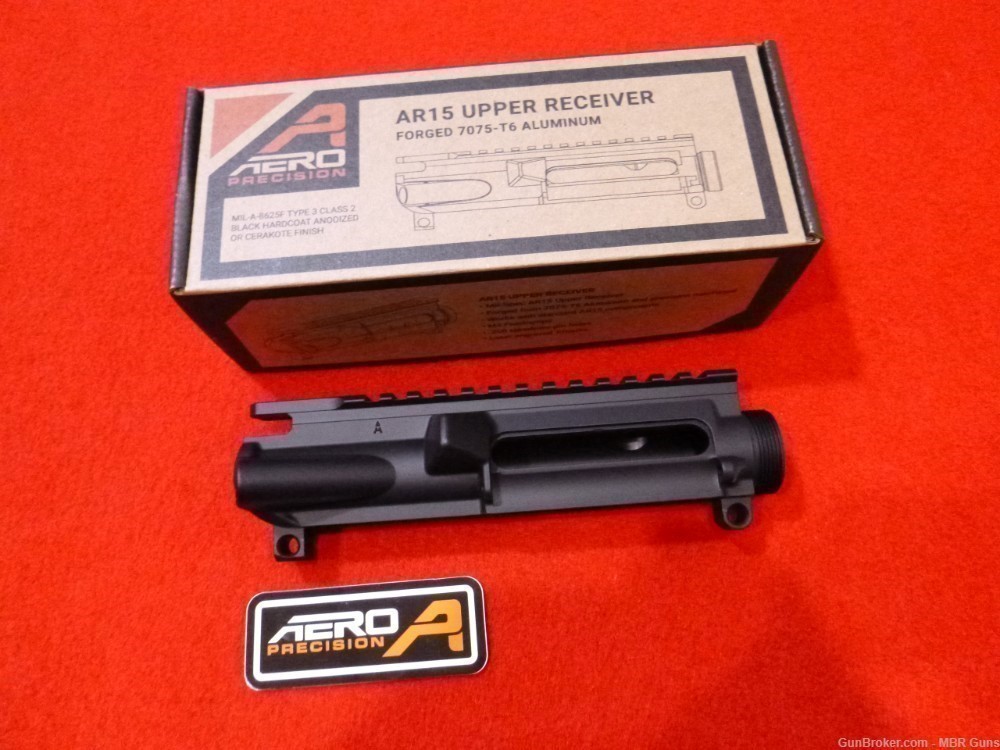 Aero Precision AR15 Stripped Upper Receiver Black APAR501603C-img-0