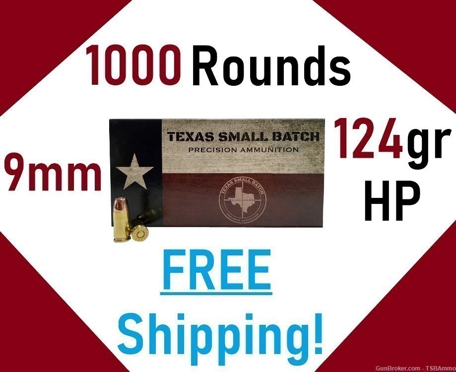 9MM HP 124gr ammo 9 mm Luger 124 hp luger hollow point-img-0