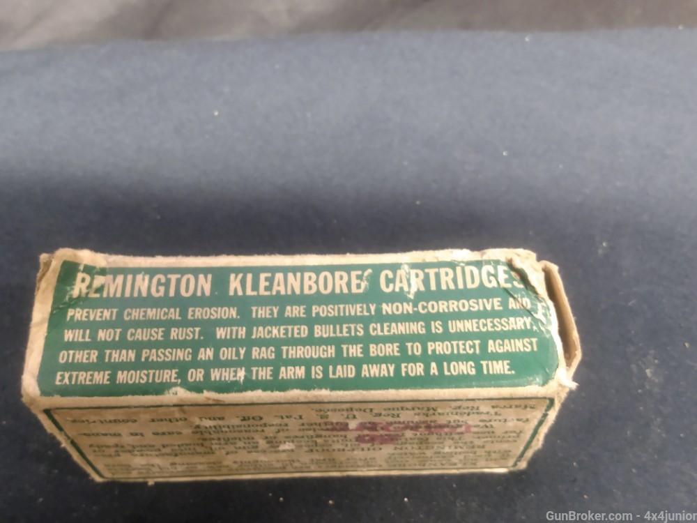 .30 cal LUGER 7.65 pistol Remington umc kleenbore dogbone ammo vintage rare-img-1