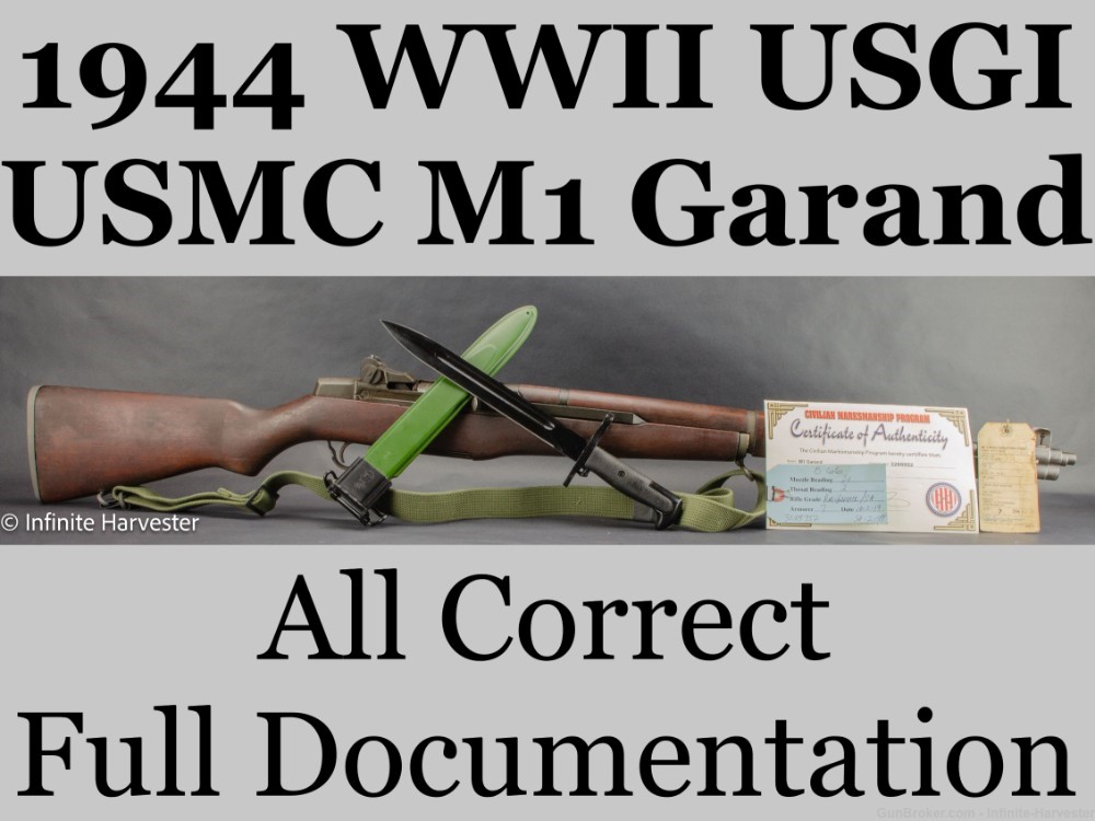 USMC M1 Garand CMP Certified USMC Garand Full Paper CMP M1-Garand O-66 USGI-img-0