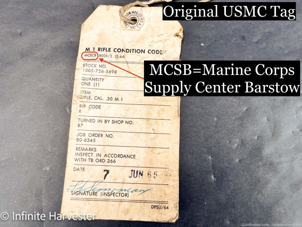 USMC M1 Garand CMP Certified USMC Garand Full Paper CMP M1-Garand O-66 USGI-img-24