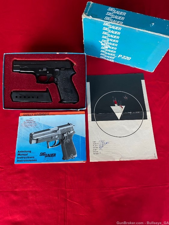 Sig Sauer P220 West German “JK” 1989 *Excellent Condition”-img-0
