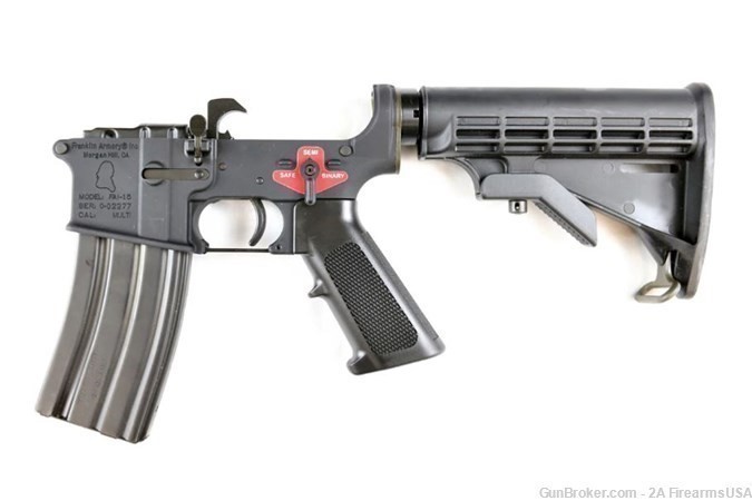 Franklin Armory BFSIII M4-BLR  Lower Receiver WITH Binary Trigger Installed-img-0